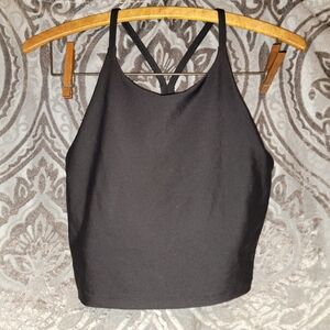 Old Navy Black Racerback Sports Bra